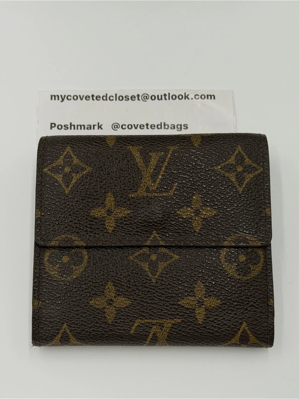 Louis Vuitton Monogram W-Hook Compact Wallet Great Condition w/Entrupy COA - Picture 5 of 15